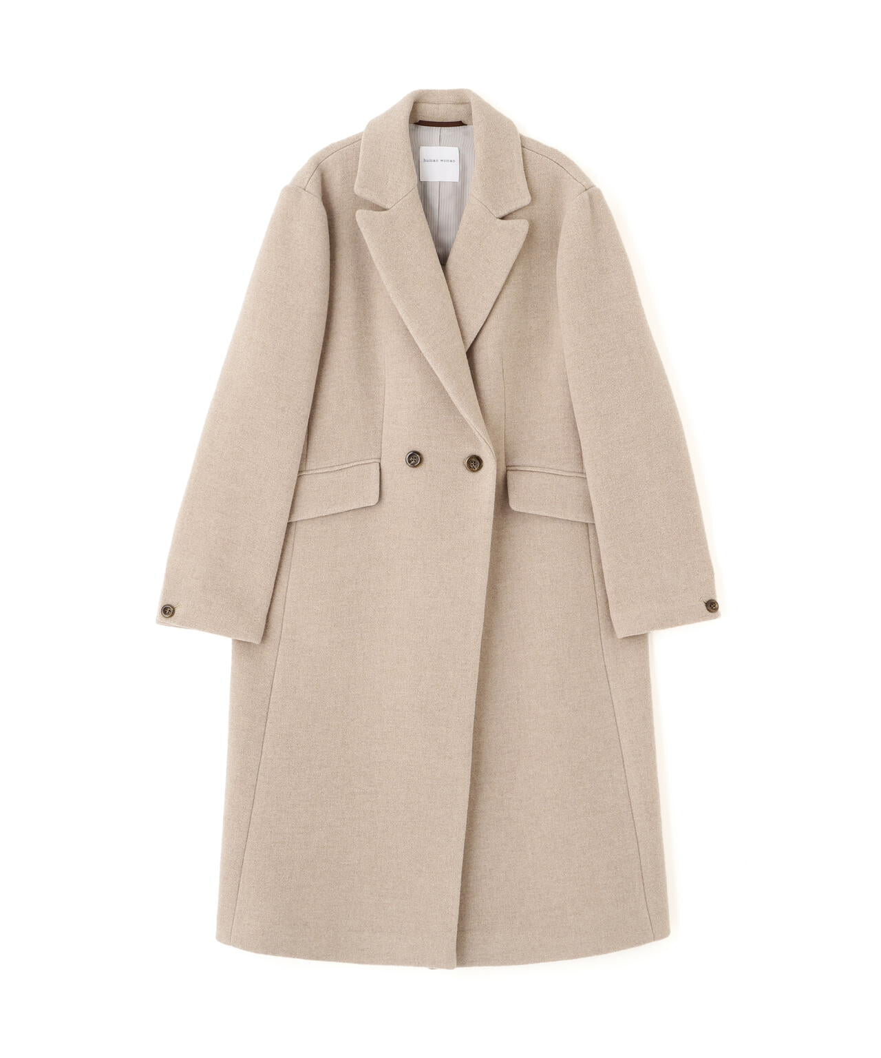 ウールモッサダブルチェスターコート | human woman（ヒューマン