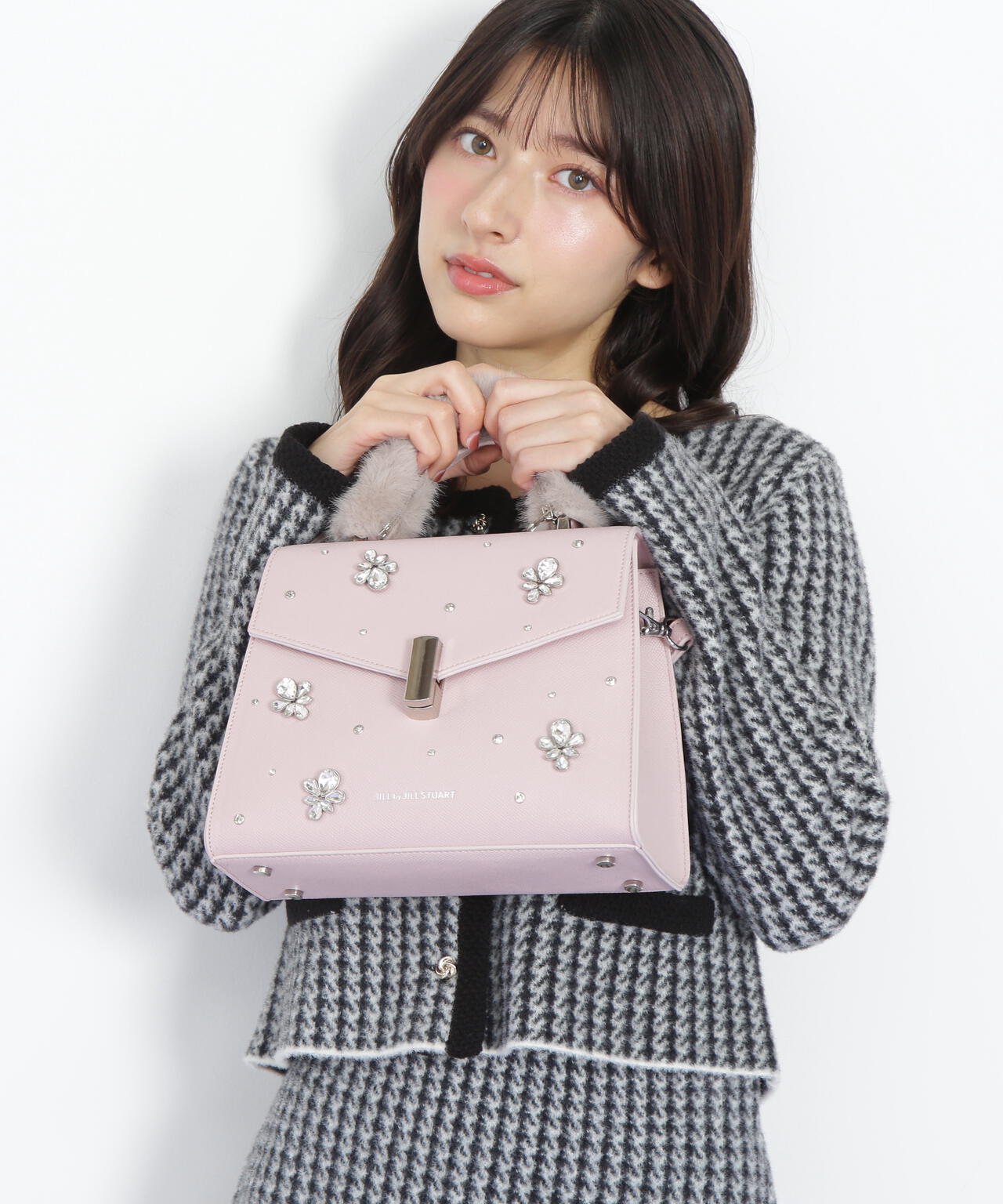 ランダムビジューファーハンドルバッグ | JILL by JILL STUART（ジル