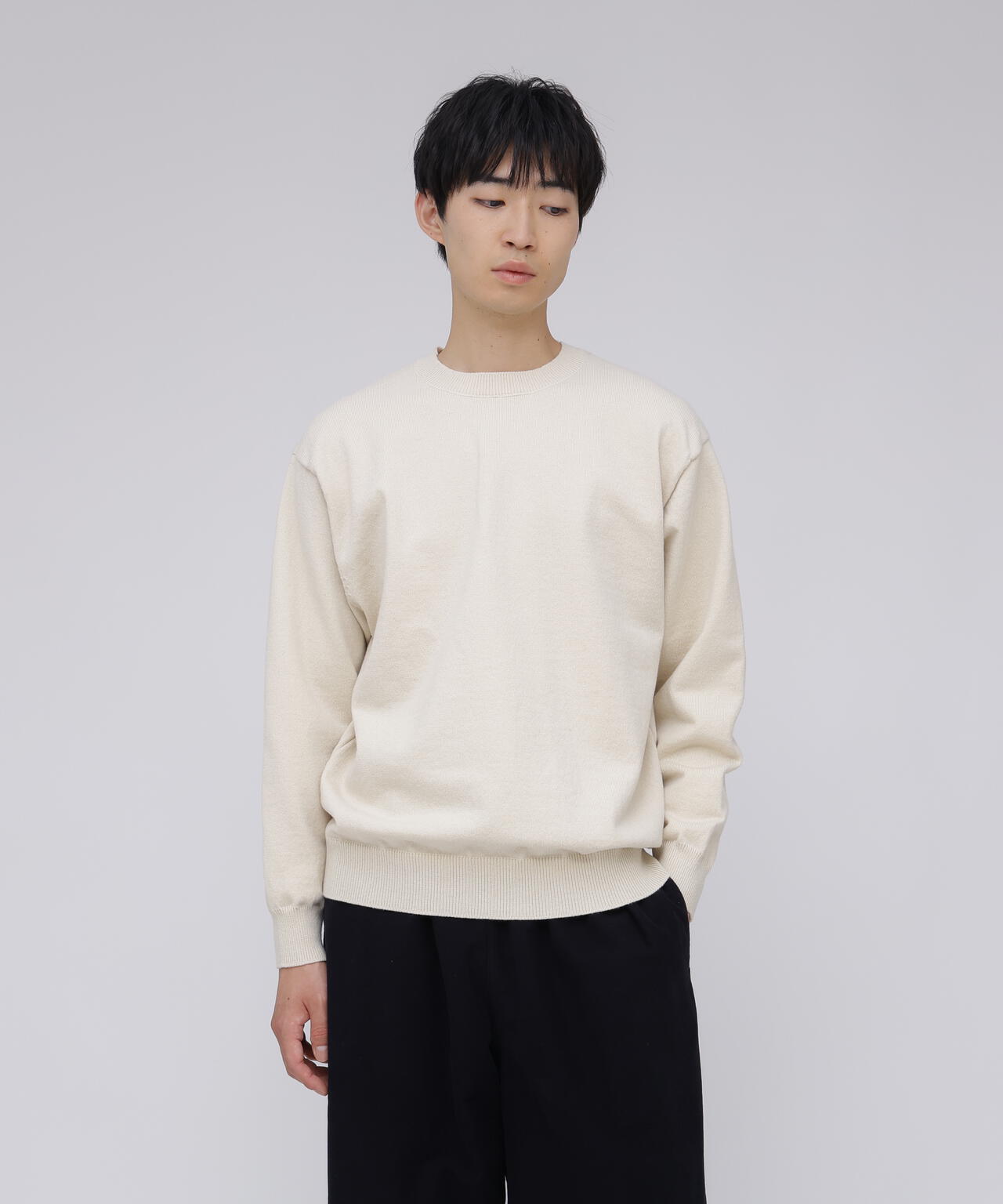 Yonetomi / RIGID CASHMERE SWEATER PULL OVER | THE LIBRARY（ザ