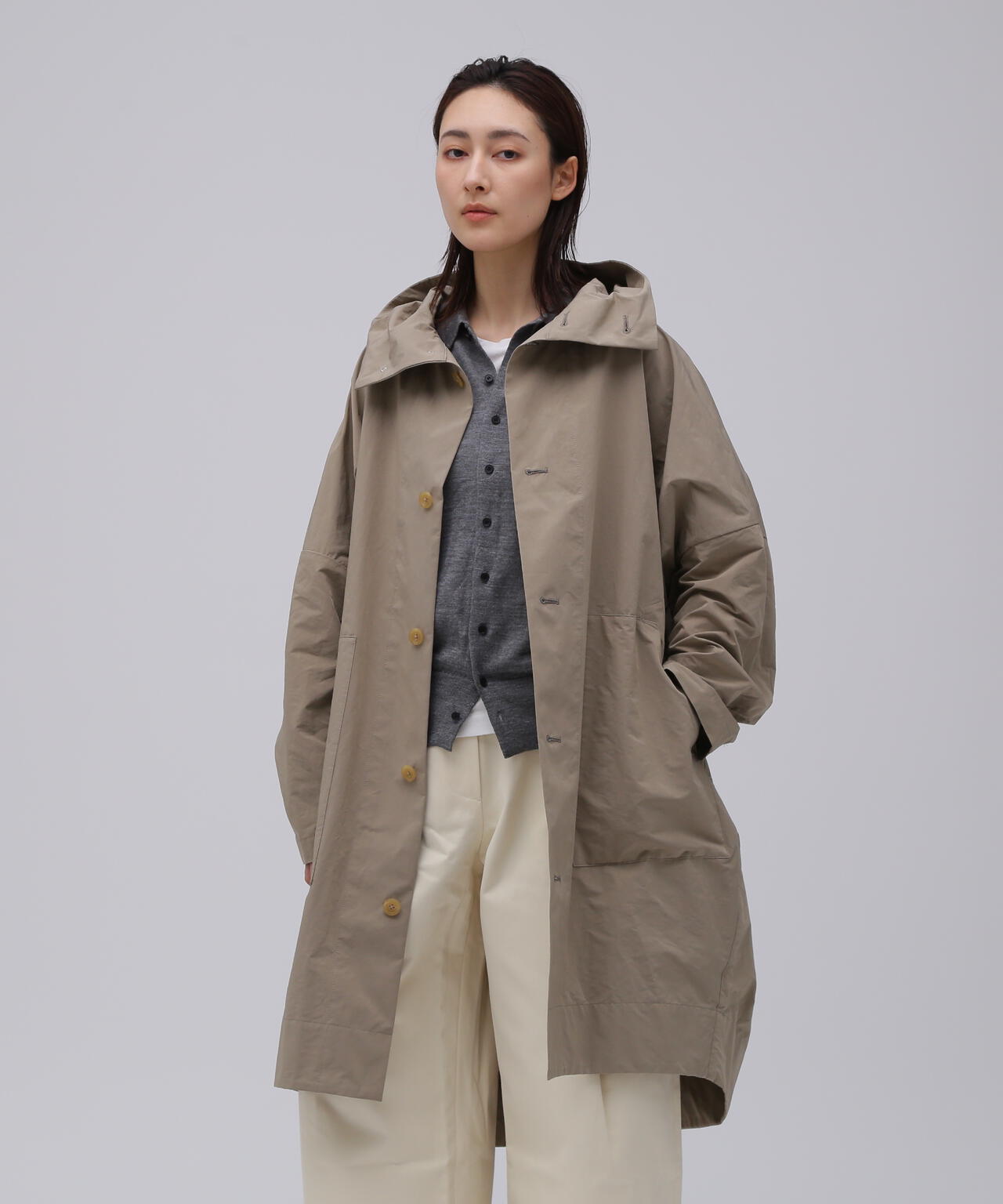 THE LIBRARY / [UNISEX] N/P WEATHER COAT | THE LIBRARY（ザ ライブ