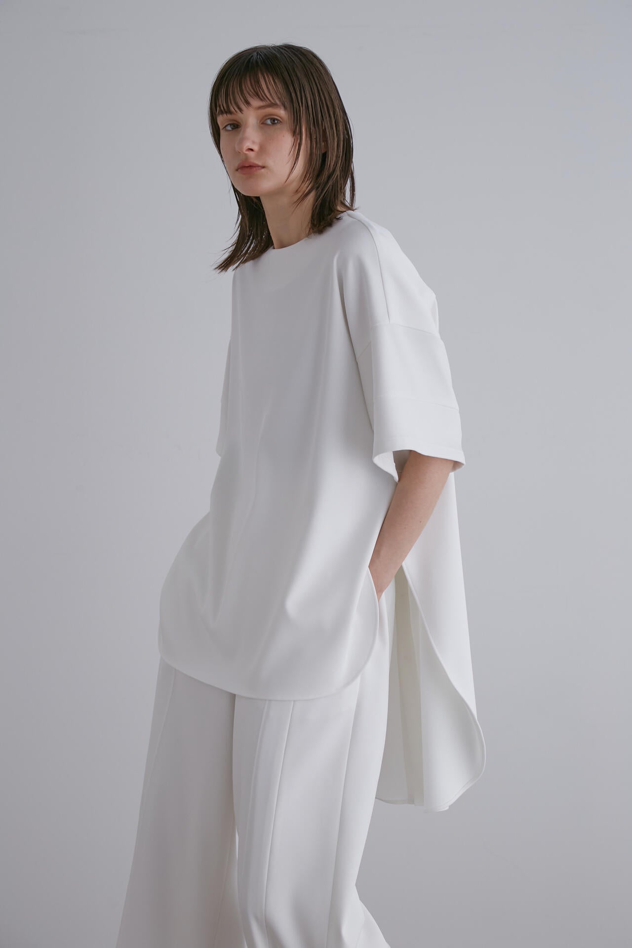 2WAYツイルハーフスリーブブラウス | LE PHIL（ル フィル） ｜【公式