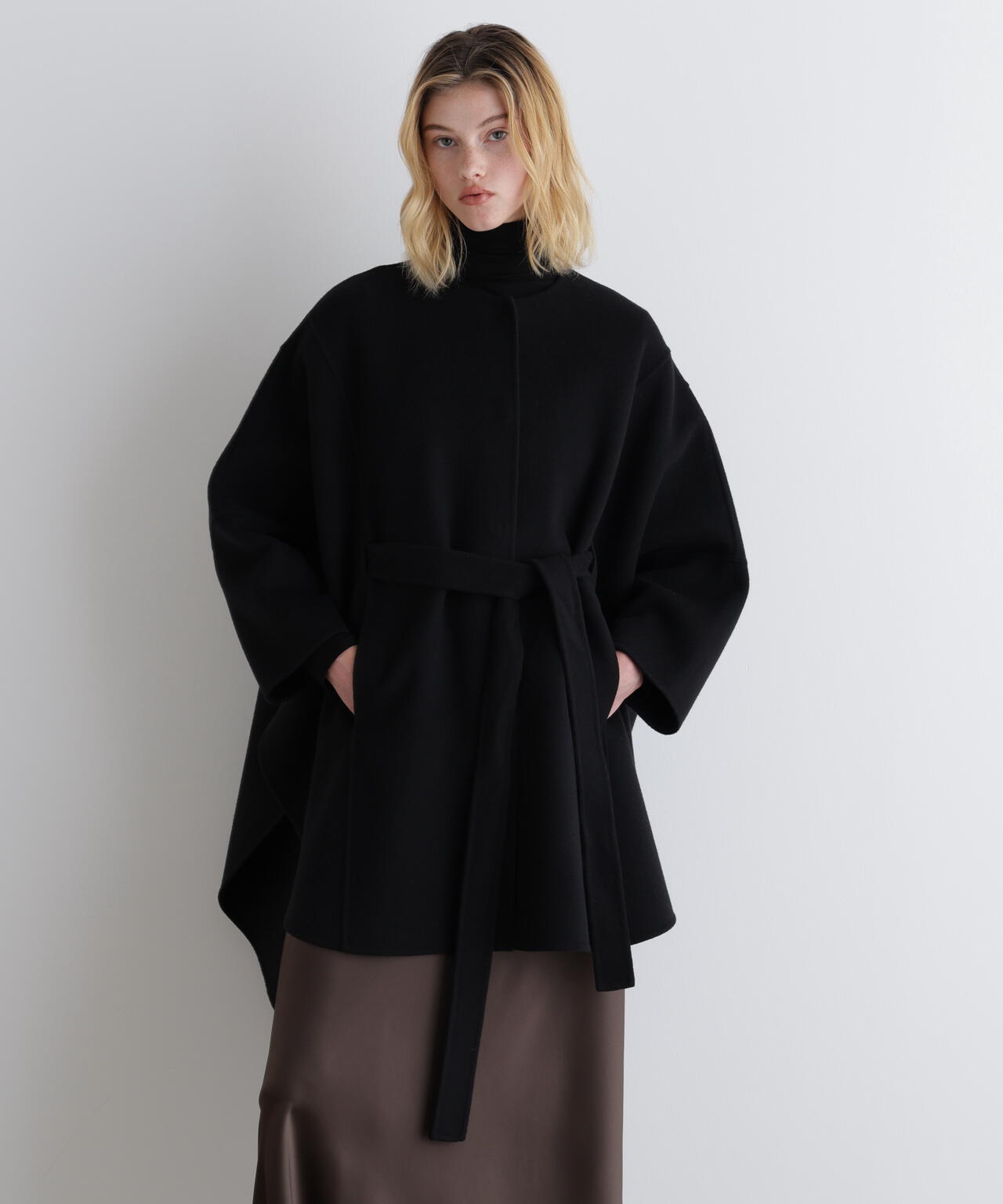 ソフトウールリバーポンチョコート | LE PHIL（ル フィル） ｜【公式