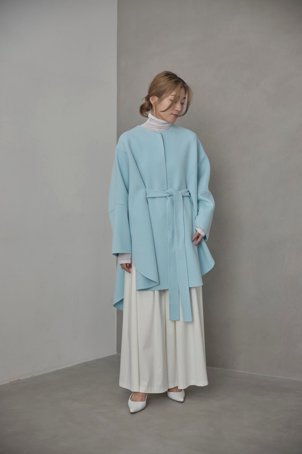 ソフトウールリバーポンチョコート | LE PHIL（ル フィル） ｜【公式