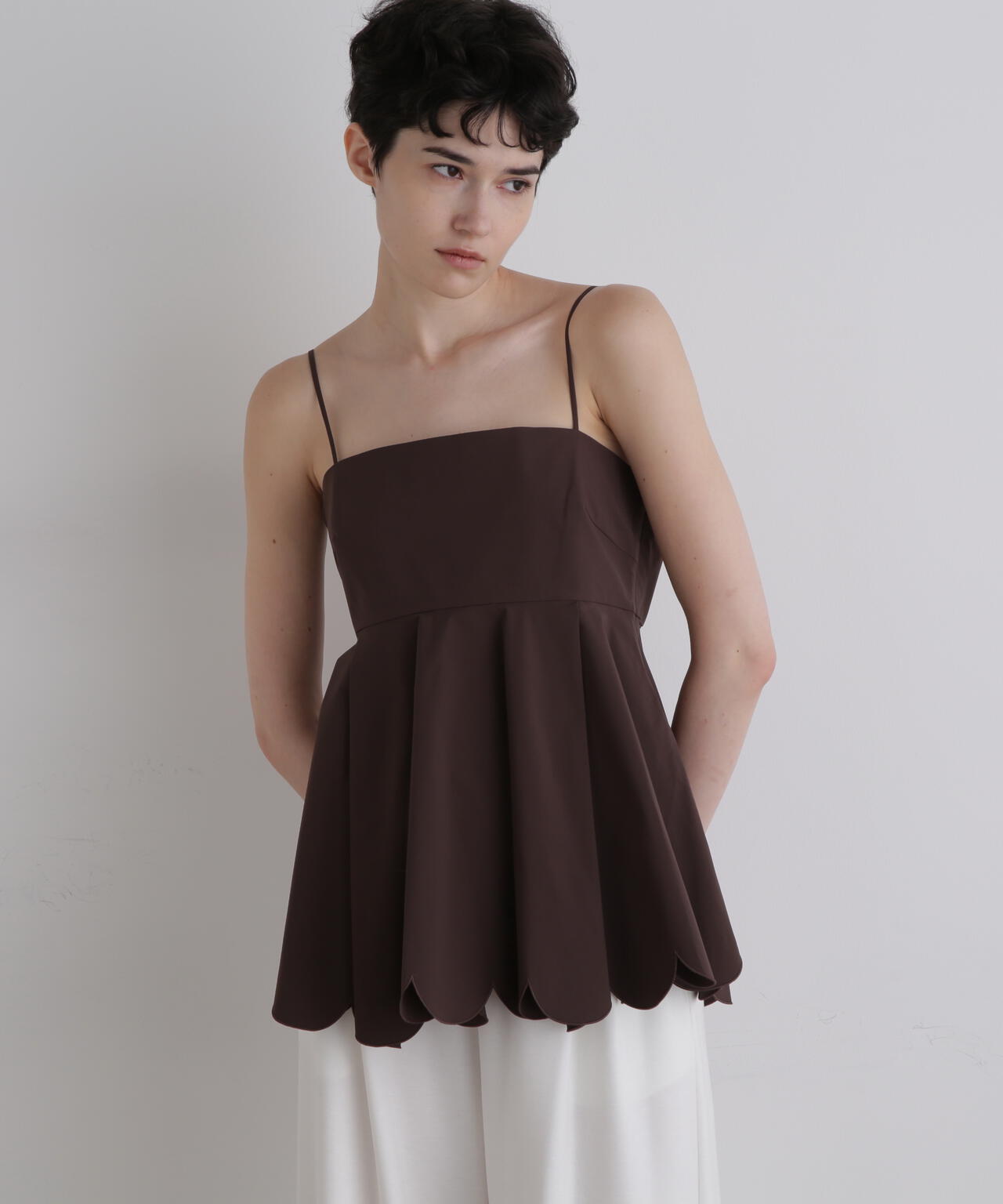 SOLOTEXブロードスカラップキャミソール | LE PHIL（ル フィル