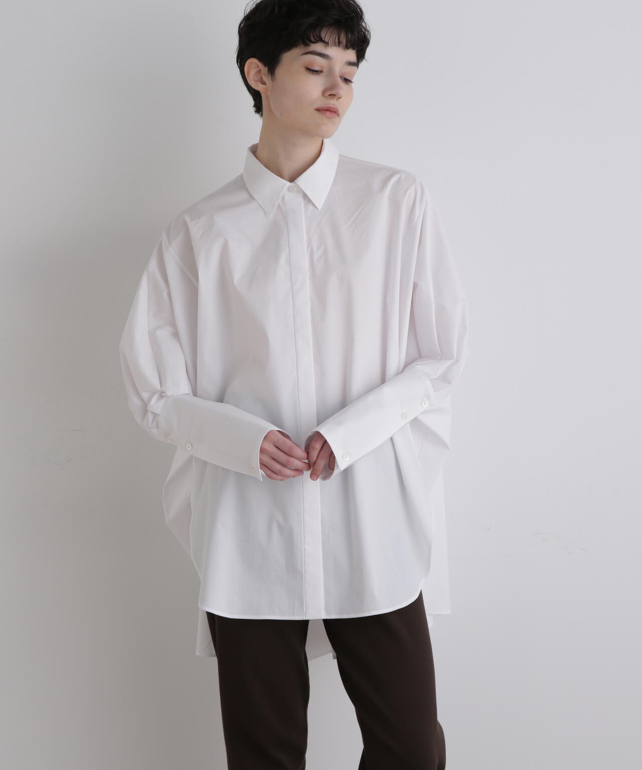 オーバーサイズロングカフスシャツ | LE PHIL（ル フィル） ｜【公式