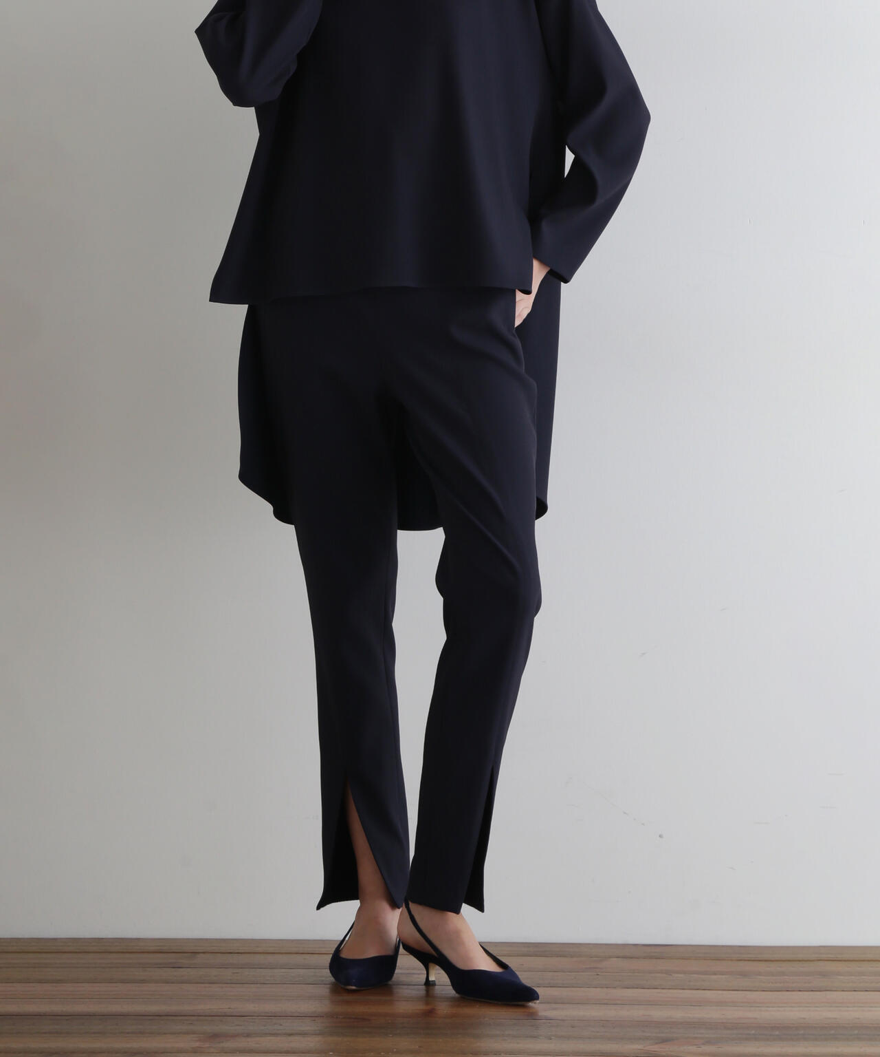 2WAYツイルフロントスリットパンツ | LE PHIL（ル フィル） ｜【公式