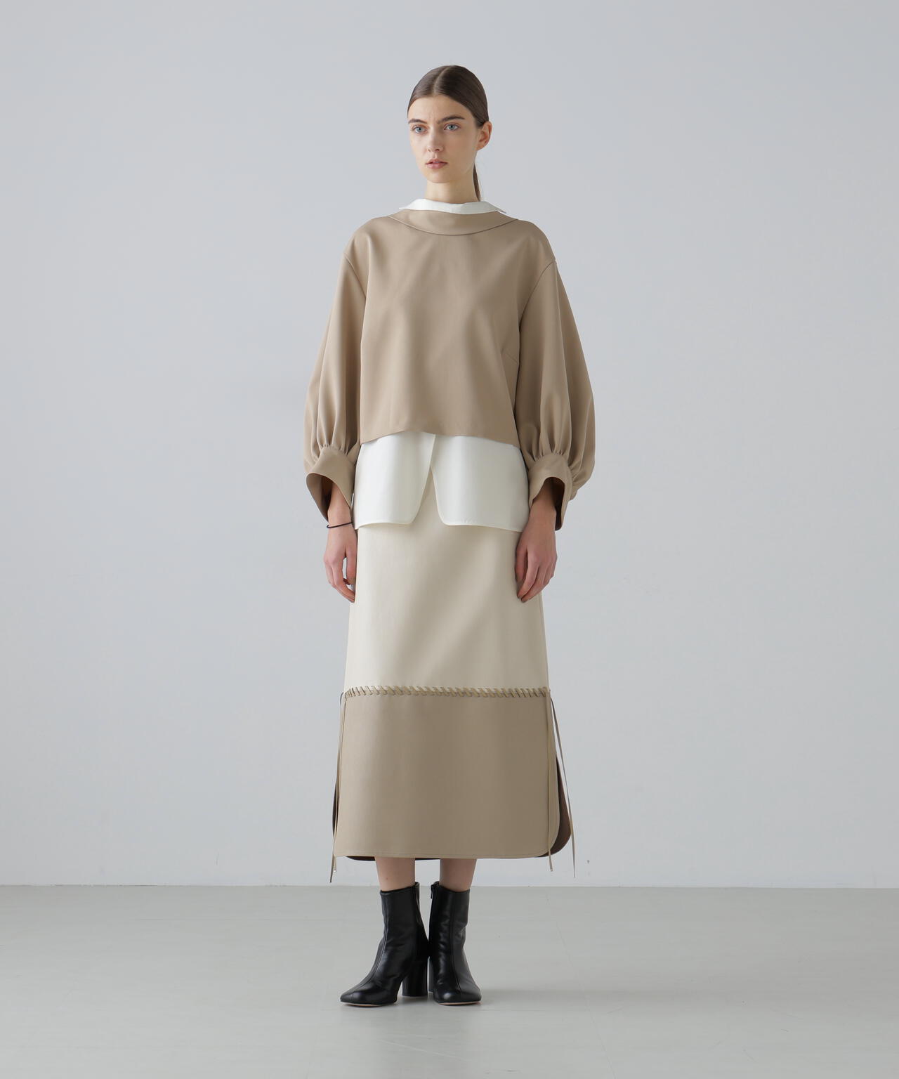 レースアップフェイクレザースカート | ADORE（アドーア） ｜【公式