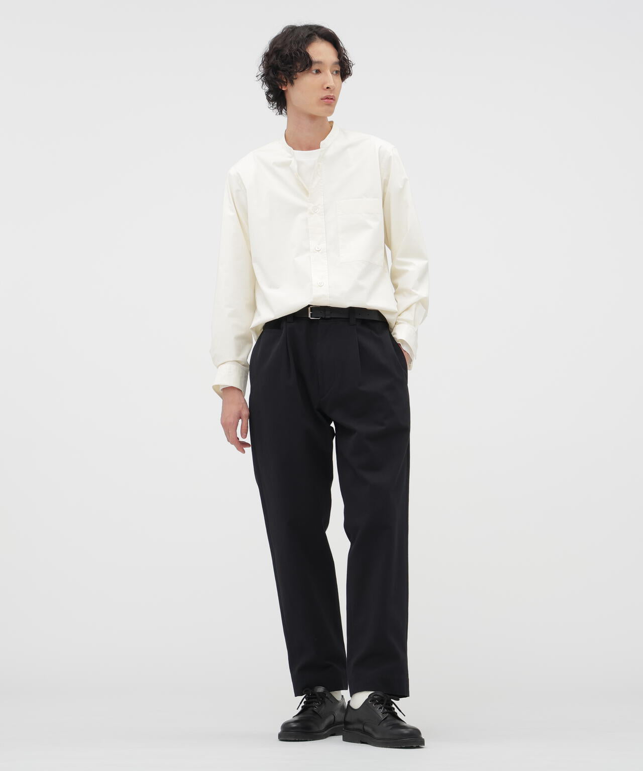 IRREGULAR COTTON TWILL TROUSERS | MARGARET HOWELL（マーガレット