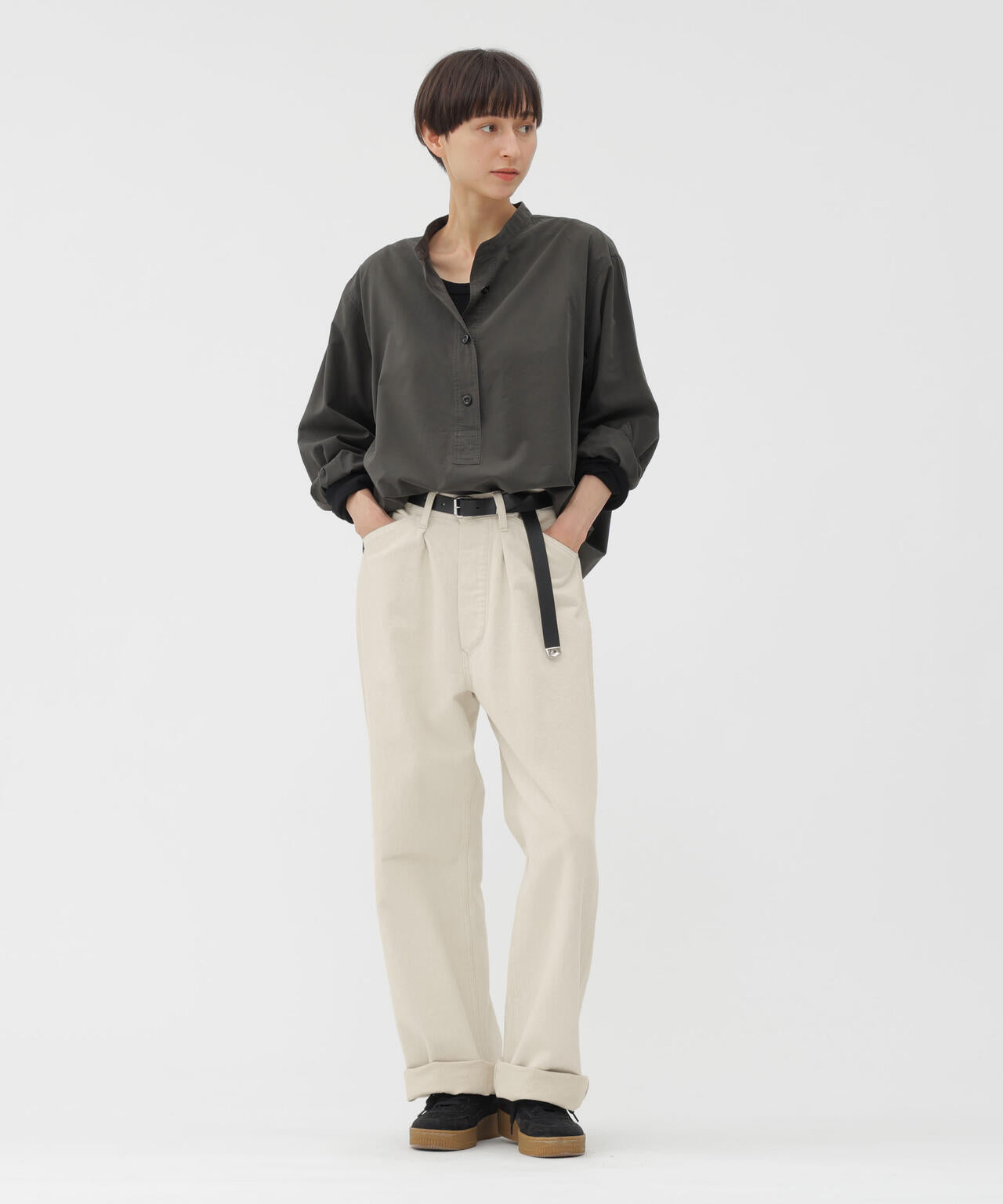 CANTON NATURAL DENIM TROUSERS | MARGARET HOWELL（マーガレット