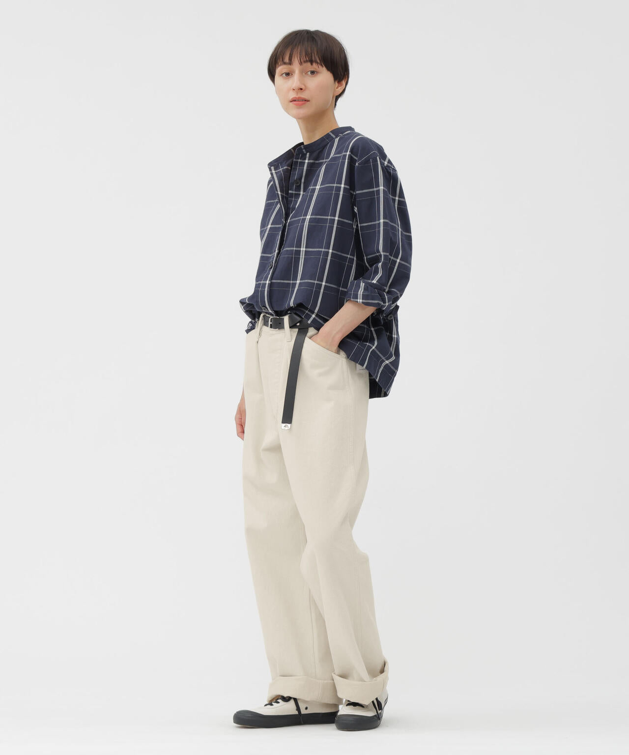 CANTON NATURAL DENIM TROUSERS | MARGARET HOWELL（マーガレット