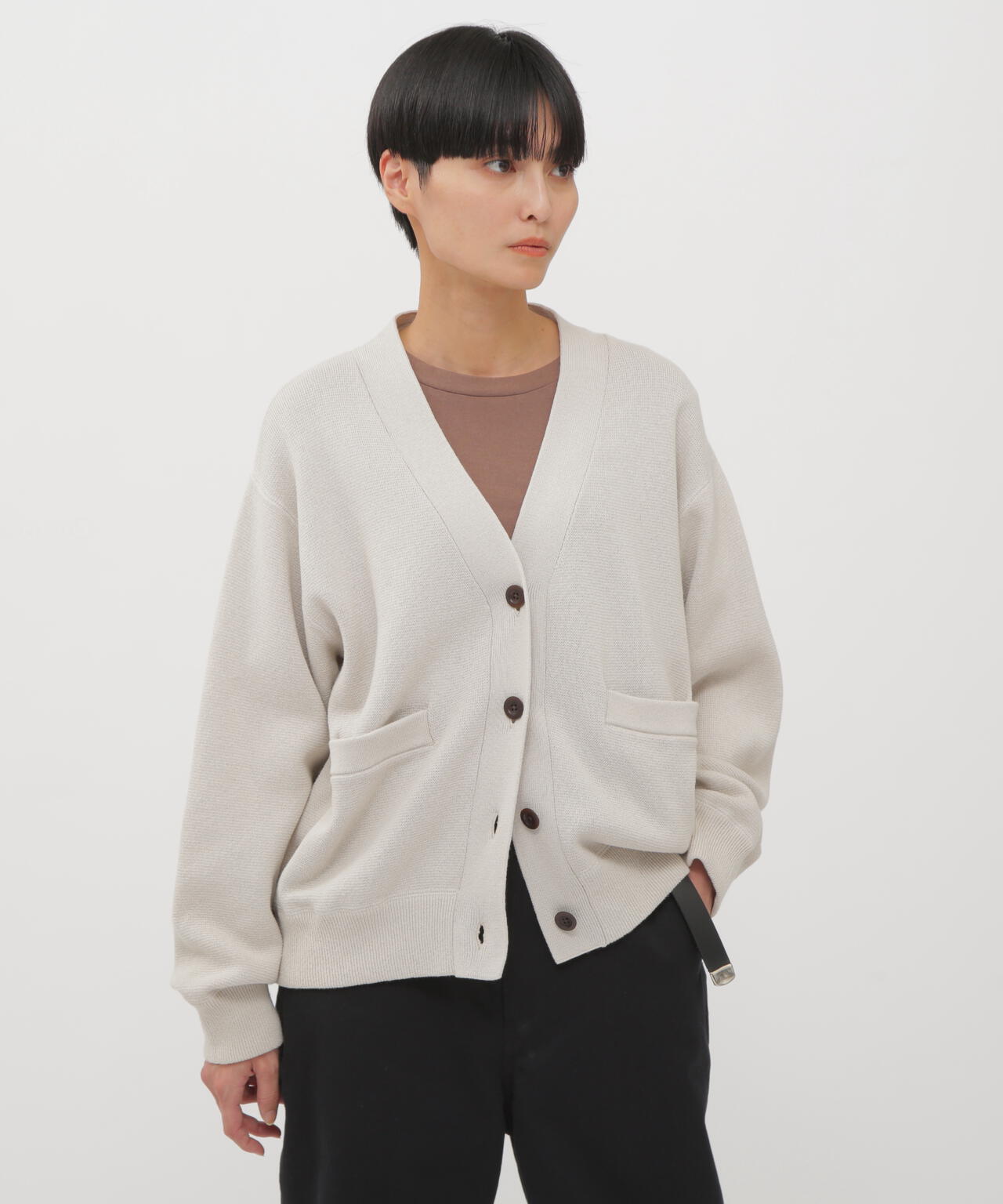 DRY WORN COTTON RIB KNITWEAR | MARGARET HOWELL（マーガレット
