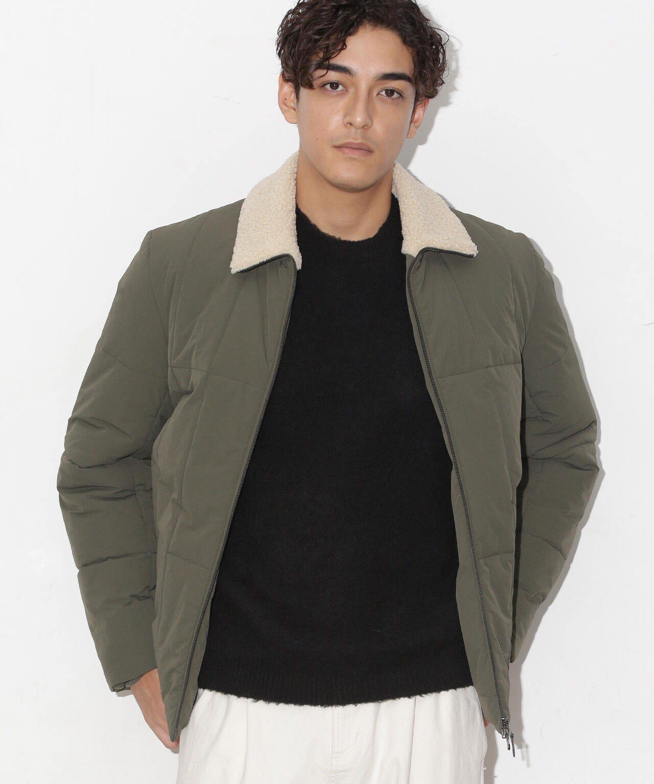 CLIMASHIELD｣別注キルトボアスタンドブルゾン(セットアップ可) | NANO