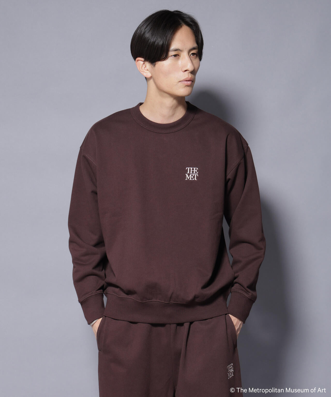 The Met」ロゴ×アーカイブロゴ刺繍スウェット(セットアップ可) | NANO