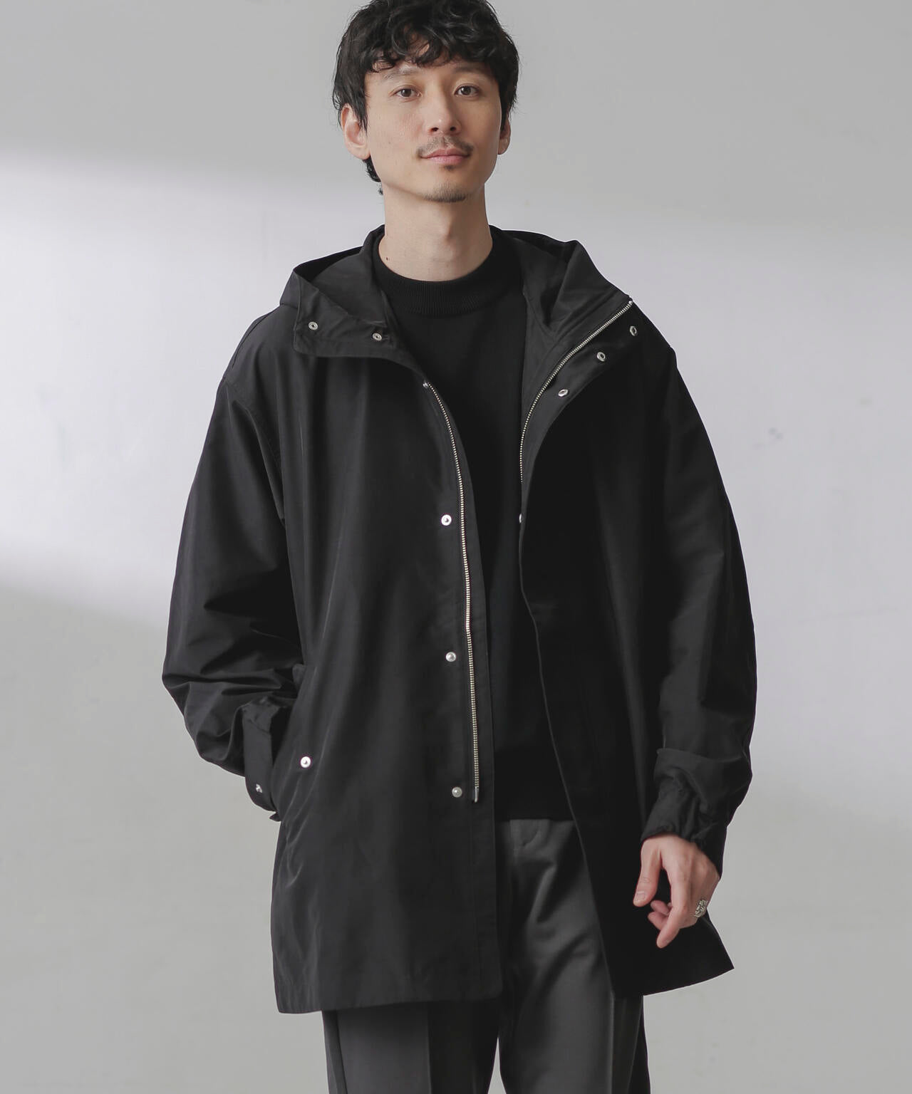 スプリットヤーンタフタショートモッズコート | NANO universe（ナノ