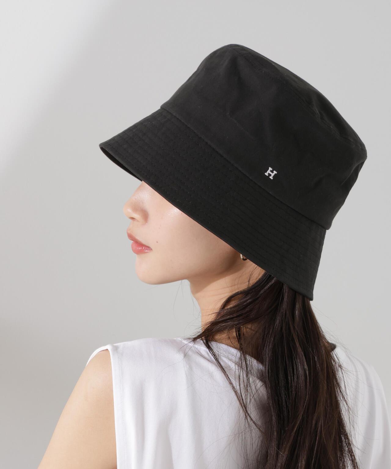 Healthknit/ワンポイント刺繍バケットハット | NANO universe（ナノ