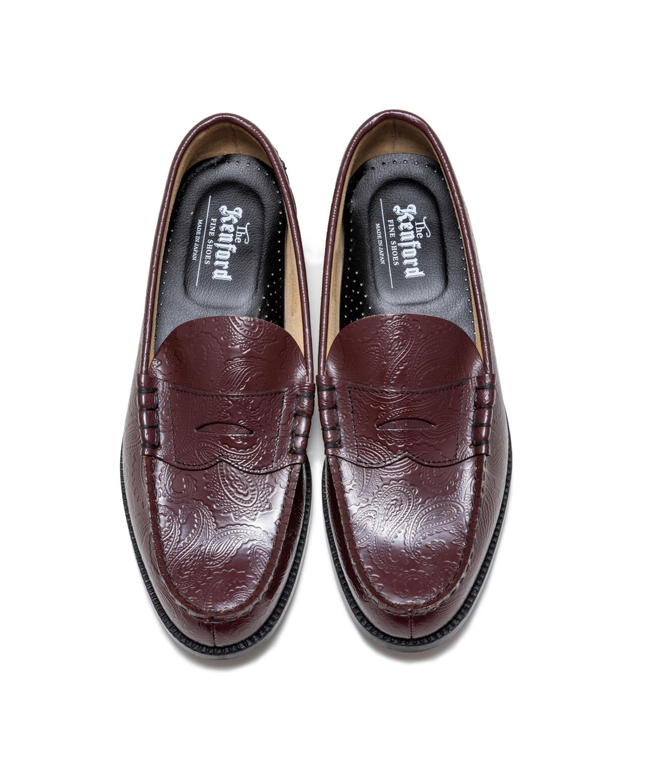 The Kenford Fineshoes/【LHP EXCLUSIVE】WINE PAISLRY LOAFERS