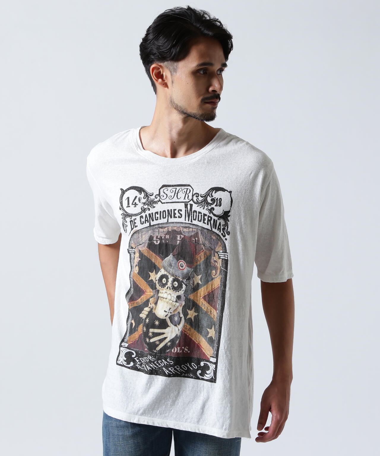 SHARE SPIRIT/シェアースピリット/別注Black Skull Tee | ROYAL FLASH