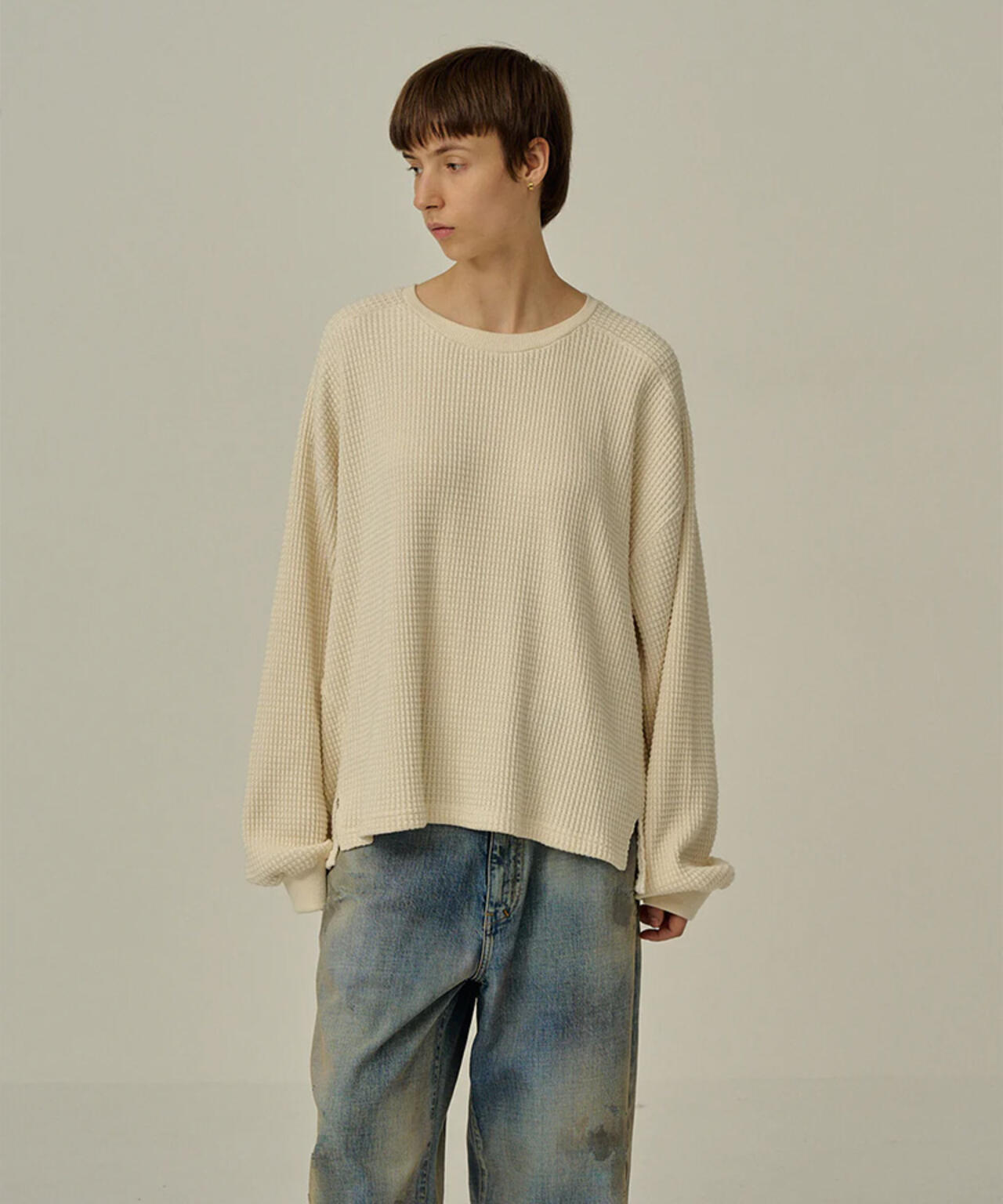 ANCELLM/アンセルム/HEAVY WAFFLE OVER LS | GARDEN（ガーデン