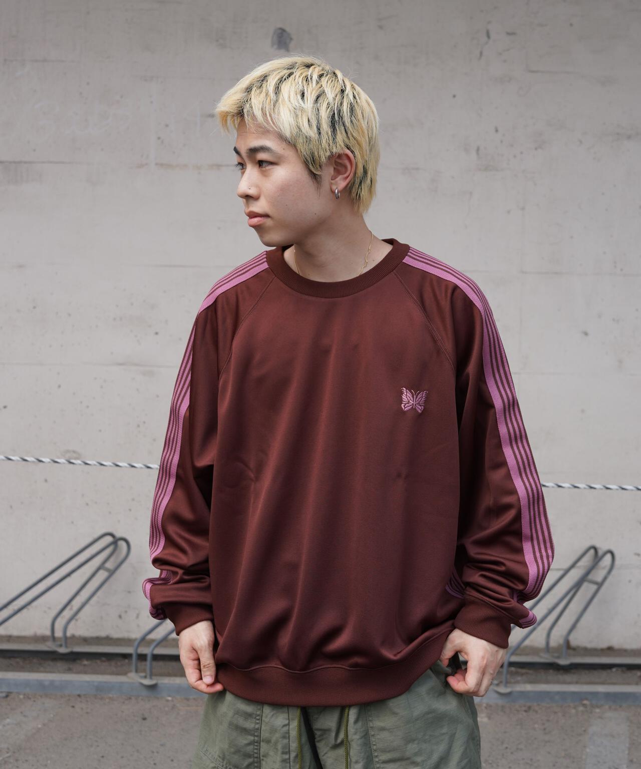 Needles/ニードルズ Track Crew Neck Shirt - Poly Smooth | BEAVER