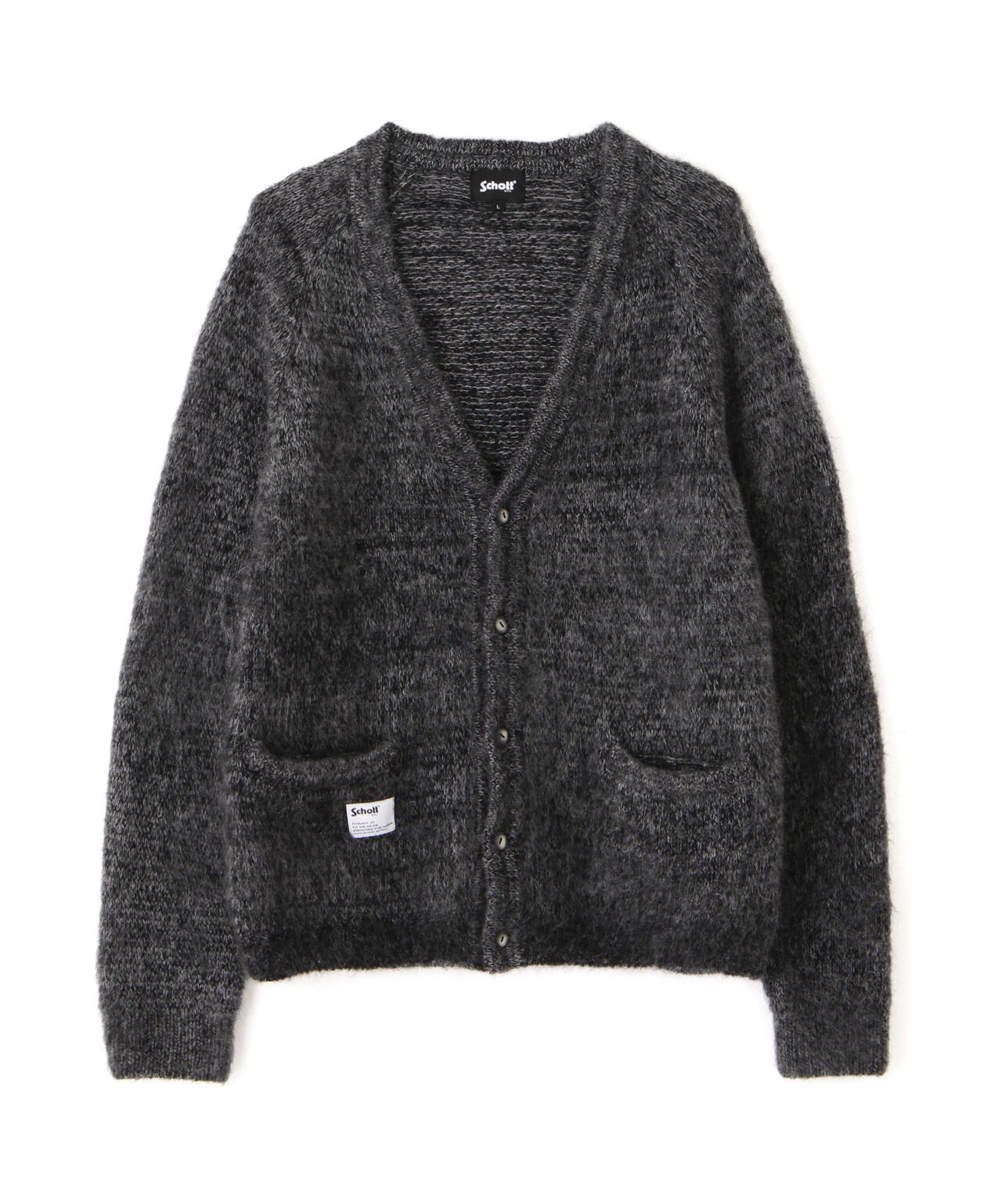 MOHAIR KNIT CARDIGAN/モヘア ニットカーディガン | Schott（ショット