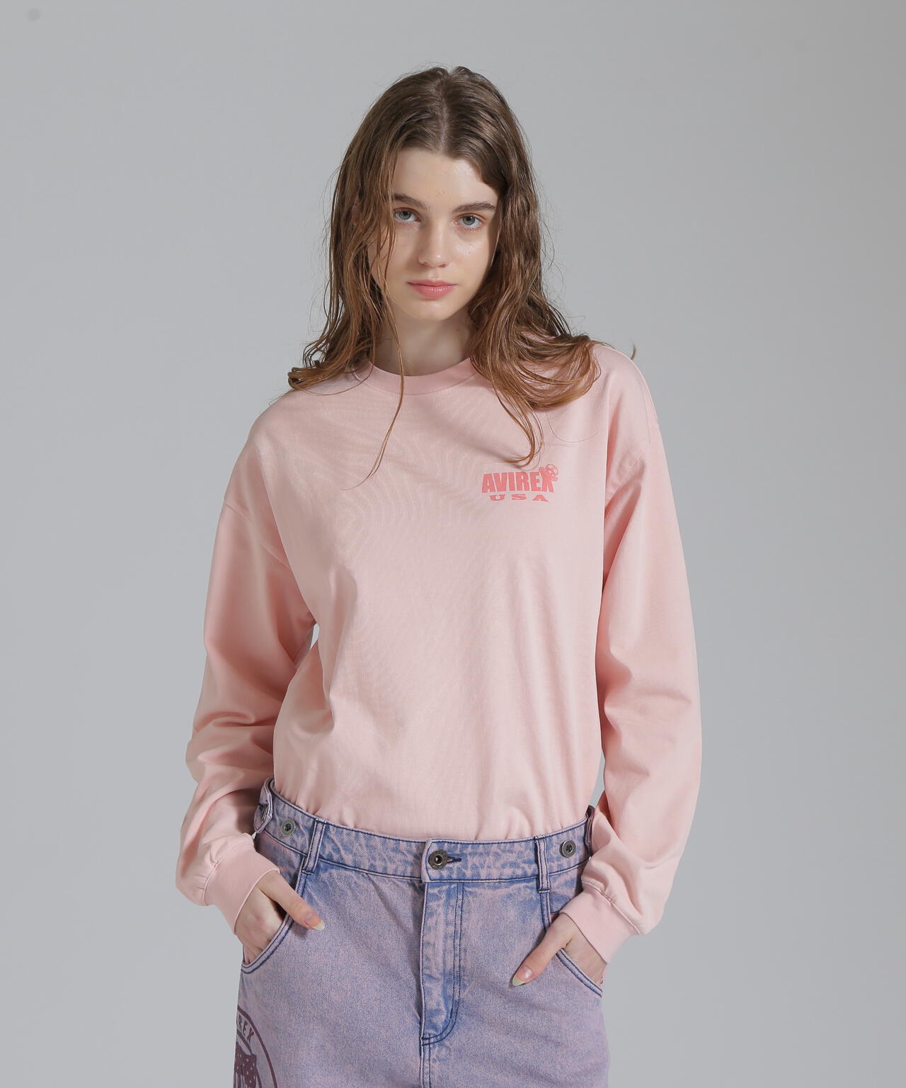 25SS TOMCAT T-SHIRT/トムキャット ロングスリーブTシャツ | AVIREX