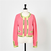 CHANEL アンサンブル 38 ピンク イエロー カシミヤ | MixTHINKS