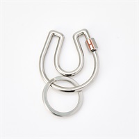 HERMES エルメス キーホルダー フェール・ア・シュヴァル オレンジ