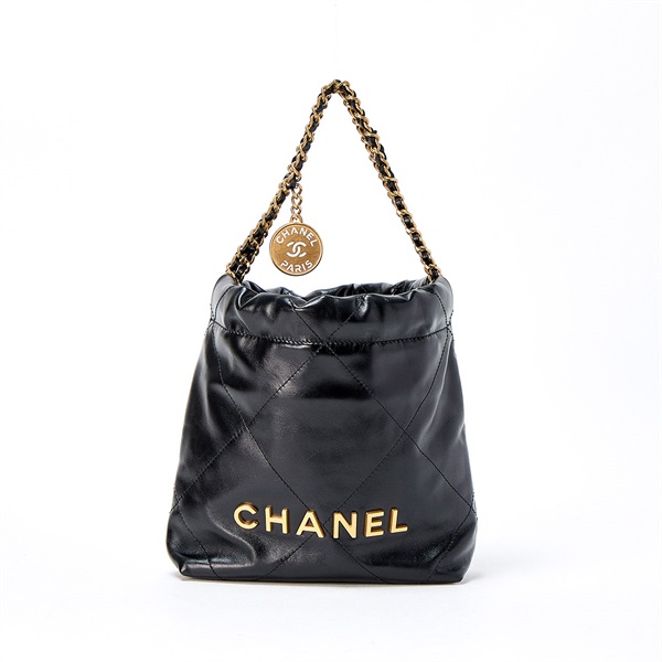 CHANEL シャネル22 ミニ 2021年以降 ショルダーバッグ ブラック マット
