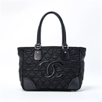 CHANEL マトラッセ ココマーク パリ・ニューヨークライン トートバッグ
