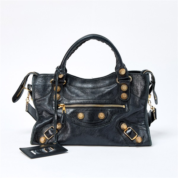 BALENCIAGA ジャイアント シティ ハンドバッグ 173084 502752 ブラック