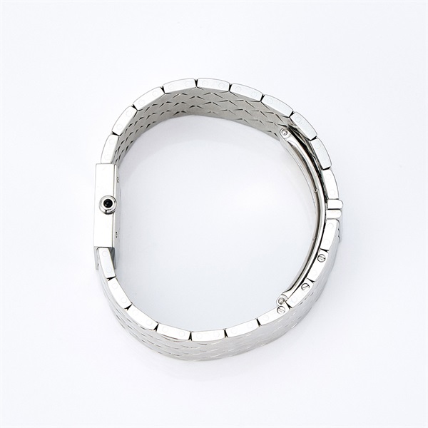 CHANEL マトラッセ H0009 クオーツ 腕時計 ブラック文字盤 シルバー SS