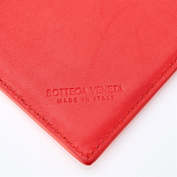 BOTTEGA VENETA カセット ハート カードケース レッド レザー