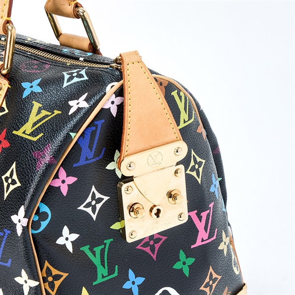 LOUIS VUITTON スピーディ モノグラムマルチカラー 30 ハンドバッグ