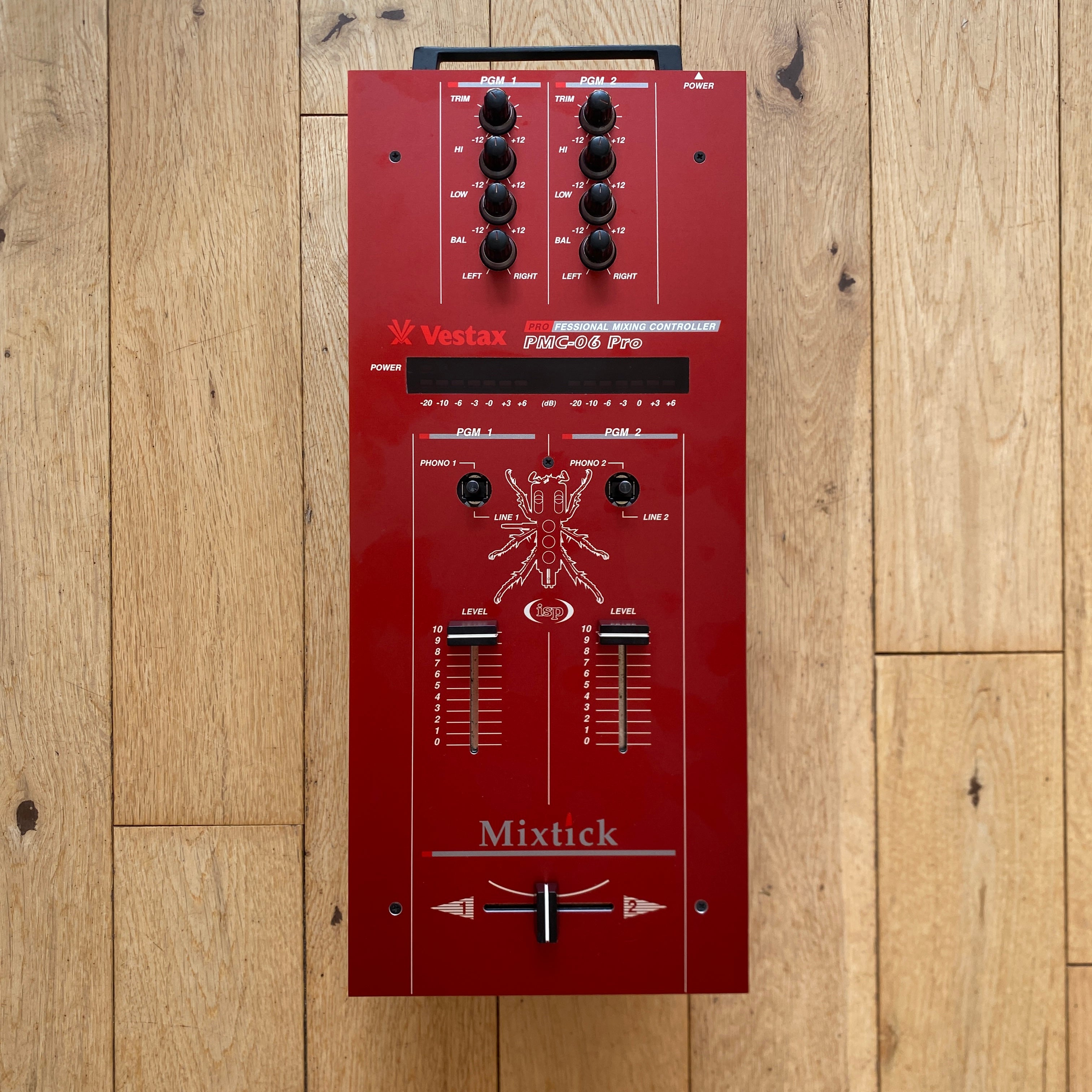 Vestax PMC-06 Pro VCA Serviced Mixer | ISP Faceplate