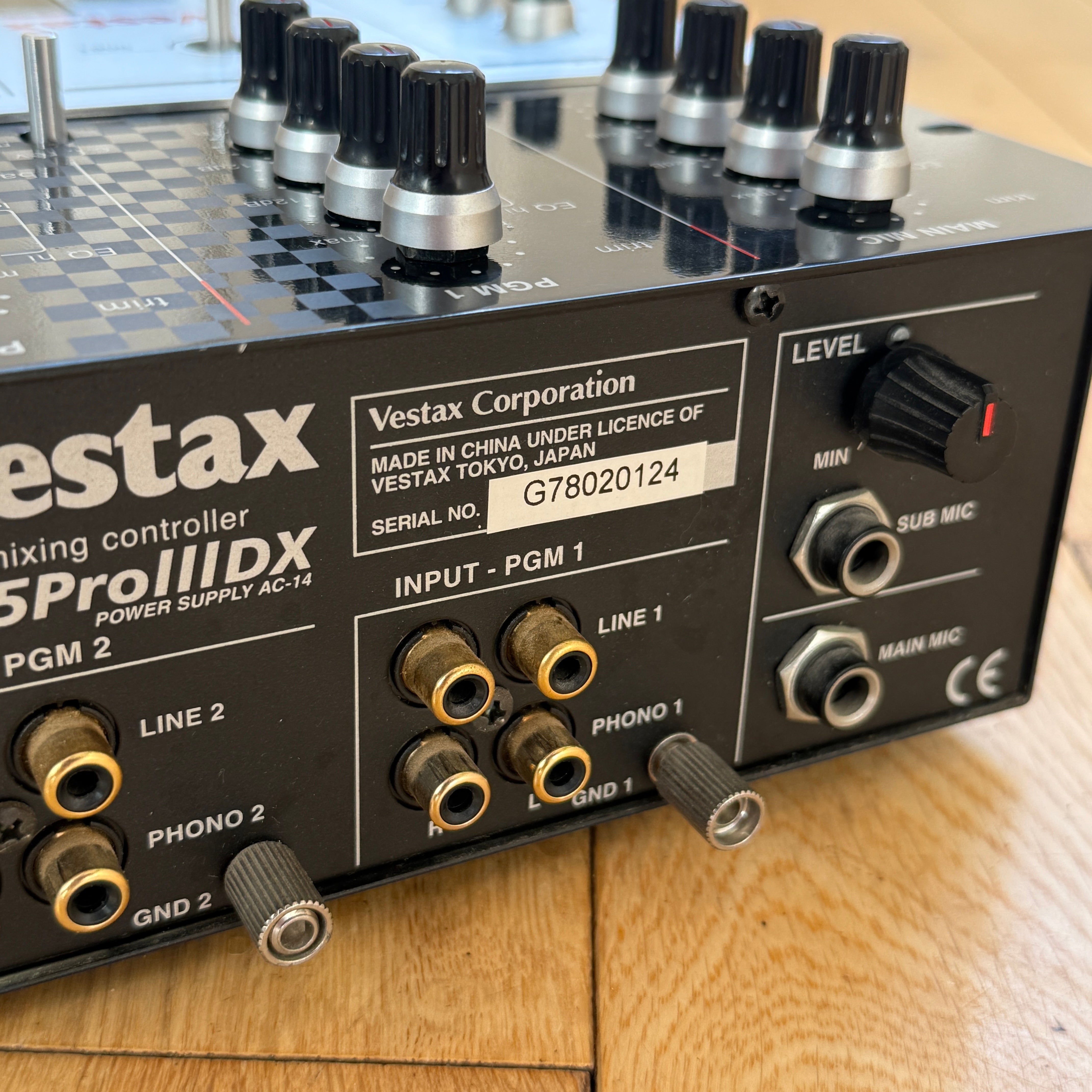 Vestax PMC-05 Pro III DX Scratch Mixer | Serviced PSU