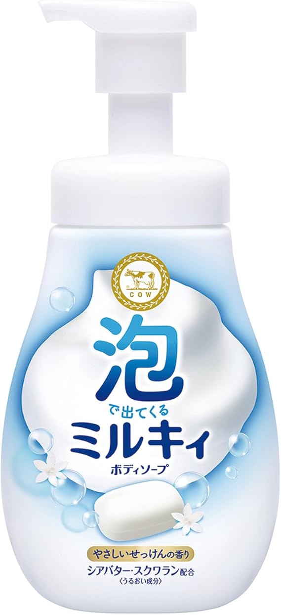 泡ミルキィボディソープ やさしいせっけんの香り ポンプ付 550ml