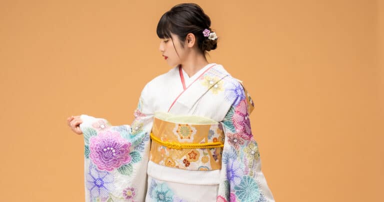 唯一無二！ 新品同様 きぬたや 振袖 落款あり 正絹 総絞り 長襦袢との