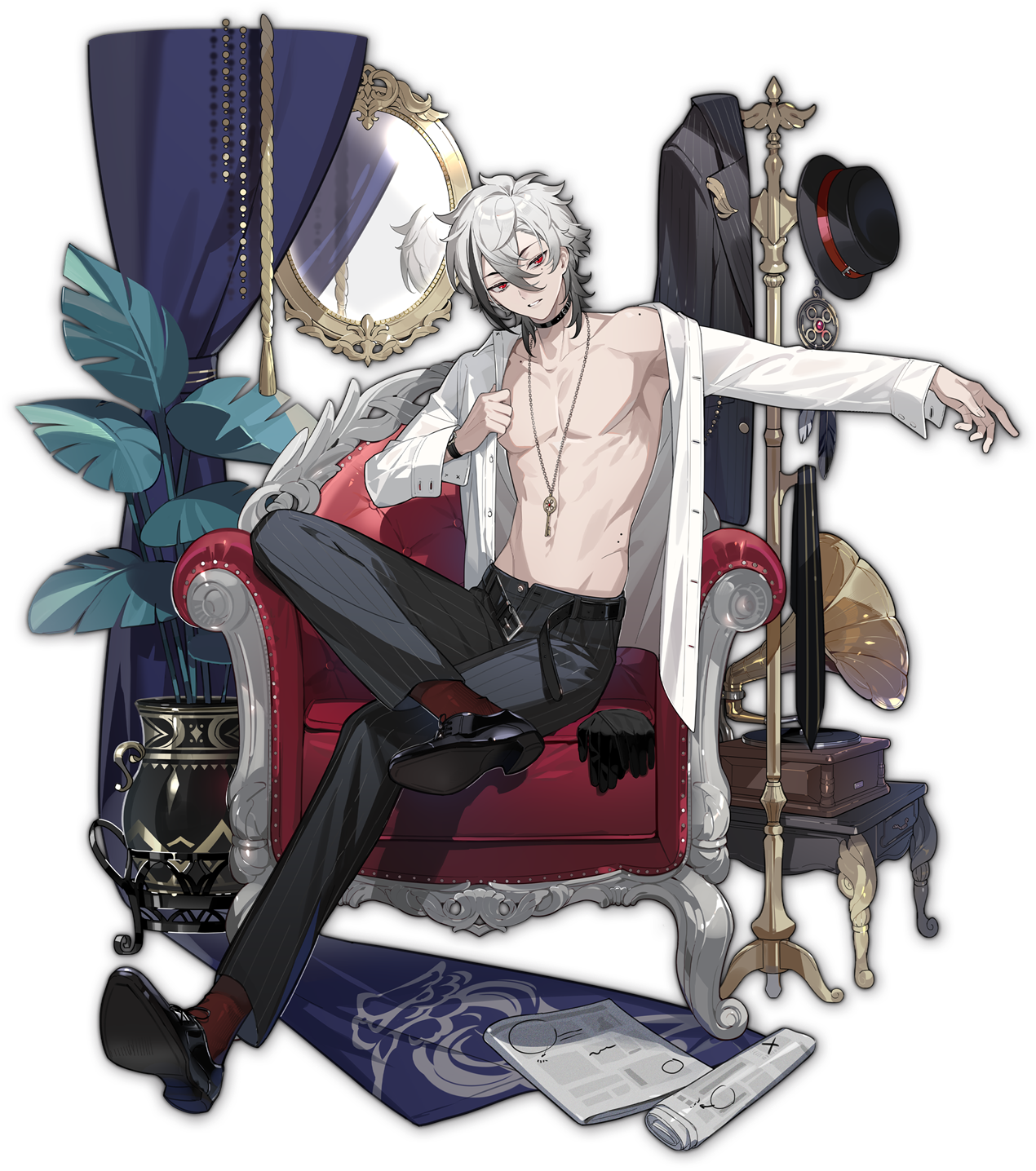 大幅値下げ❗)雀魂 玖辻(声優:逢坂良太) イラスト額縁ボード 大幅