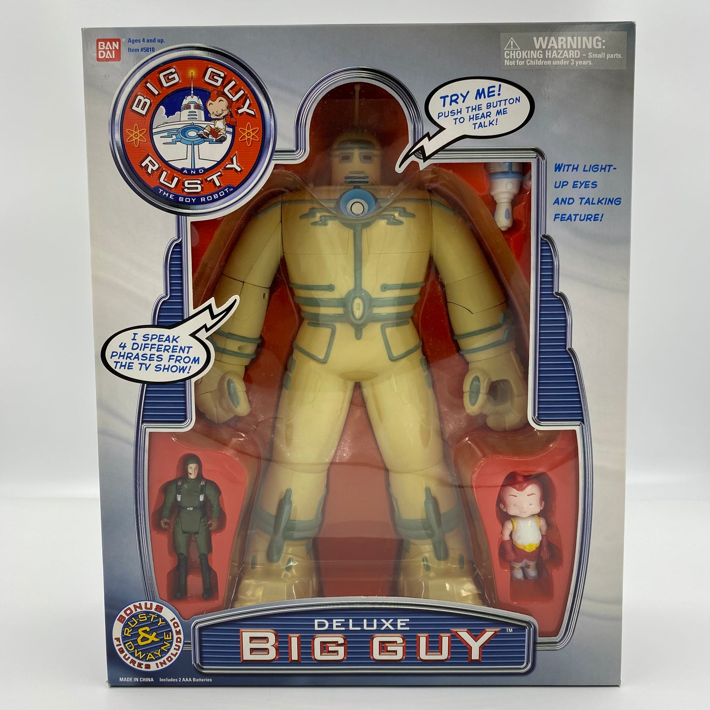 Big Guy and Rusty the Boy Robot Deluxe Big Guy boxed action figure