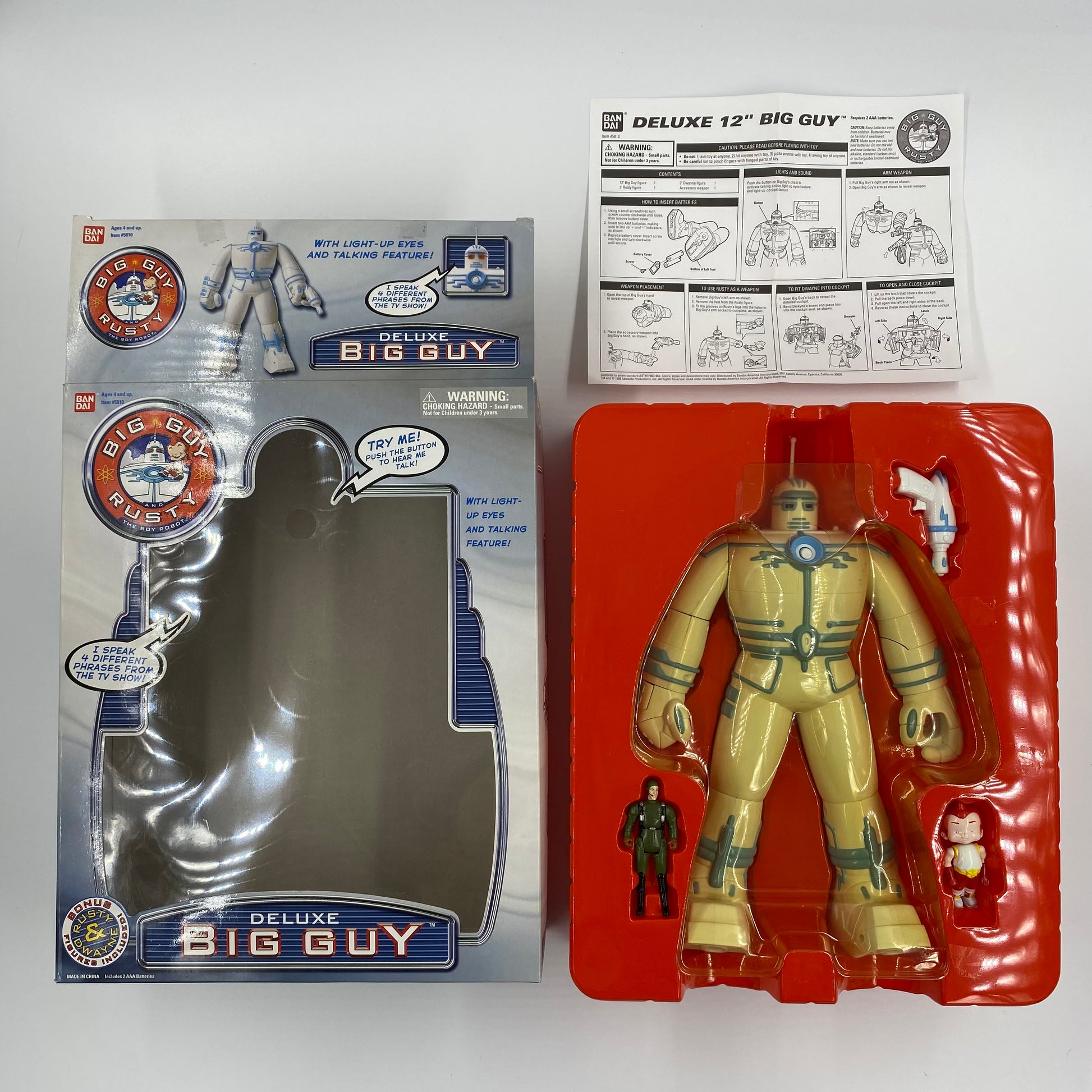 Big Guy and Rusty the Boy Robot Deluxe Big Guy boxed action figure