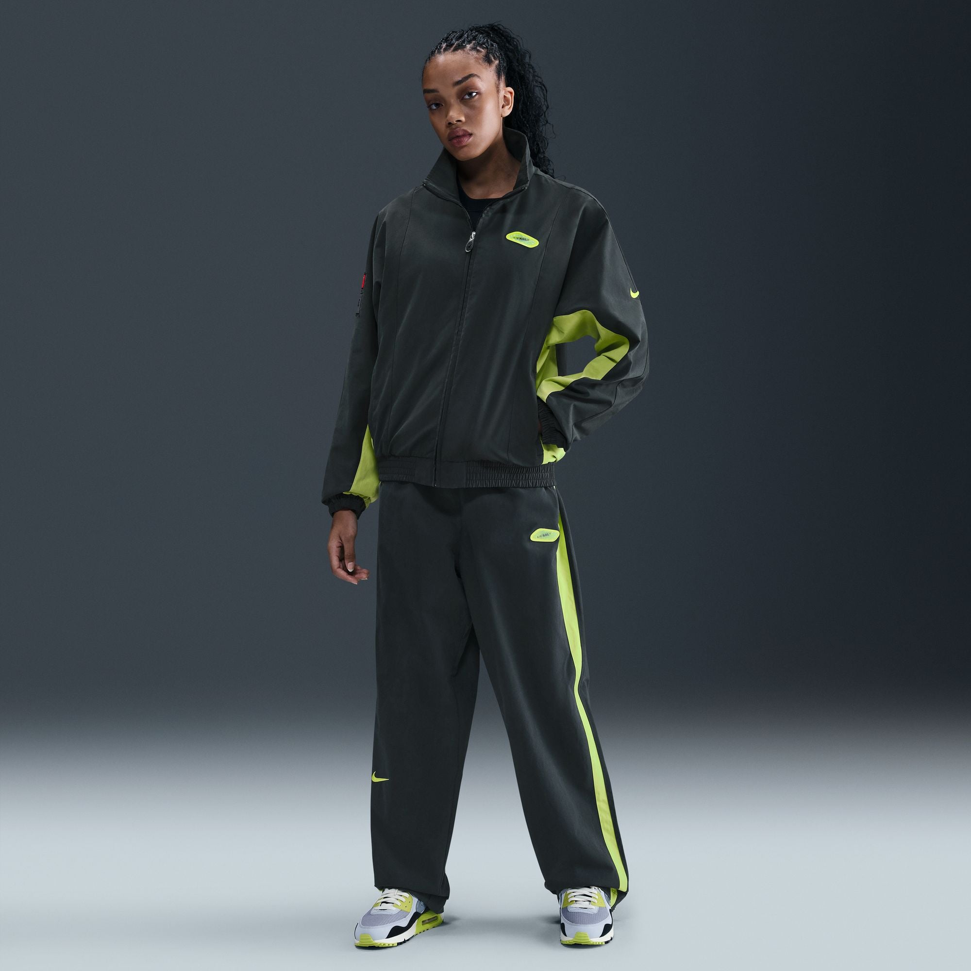 NIKE X PATTA Track Jacket - Black/Cyber HJ0712-010 I Momentum