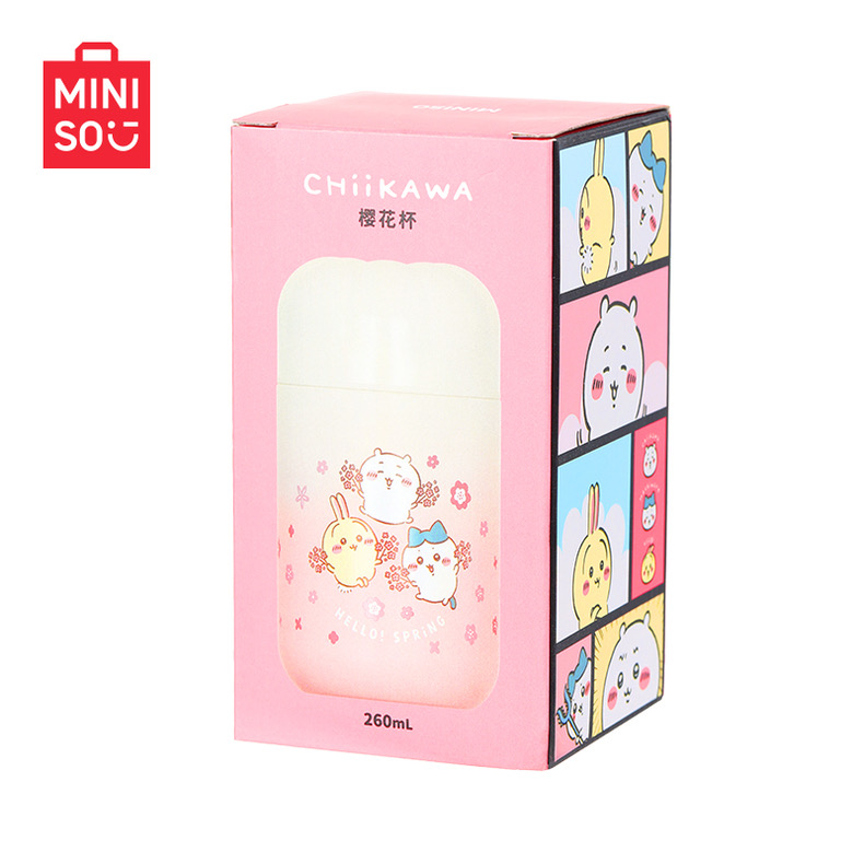 現品予約】ちいかわ 中国限定 MINISOコラボ 桜シリーズ 保温ボトル