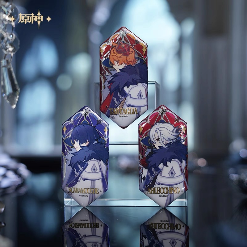 予約】原神 中国限定 霜痕与权焰シリーズ 缶バッジ ブラインド・BOX