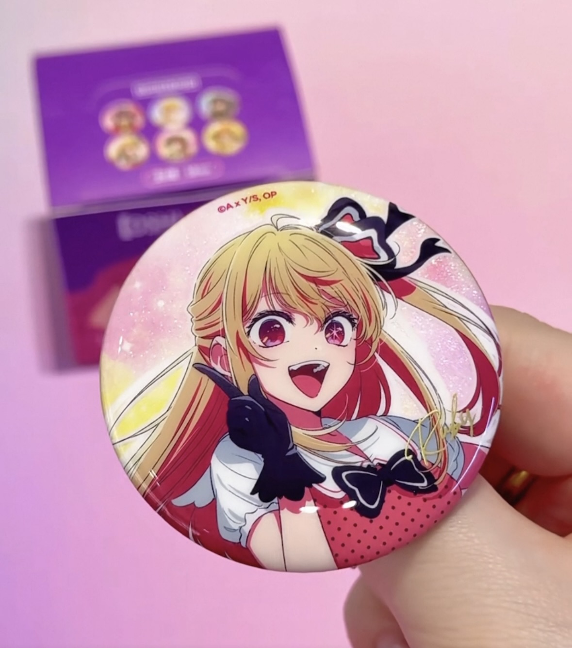 予約】推しの子 中国限定 SUNRISEPOPコラボ 缶バッジ ブラインド・BOX