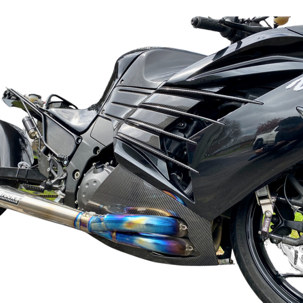 AGM ZX14R Carbon Fiber Lower Panels - Montgomery Motorsports