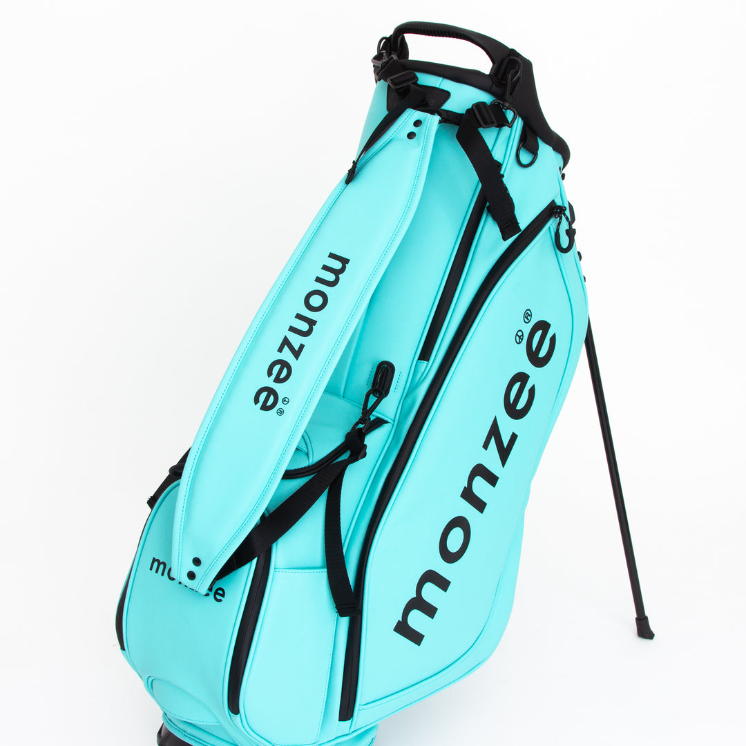 monzee ゴルフバッグ 水色 スタンド付き Torrey pine - ブルージーンズ