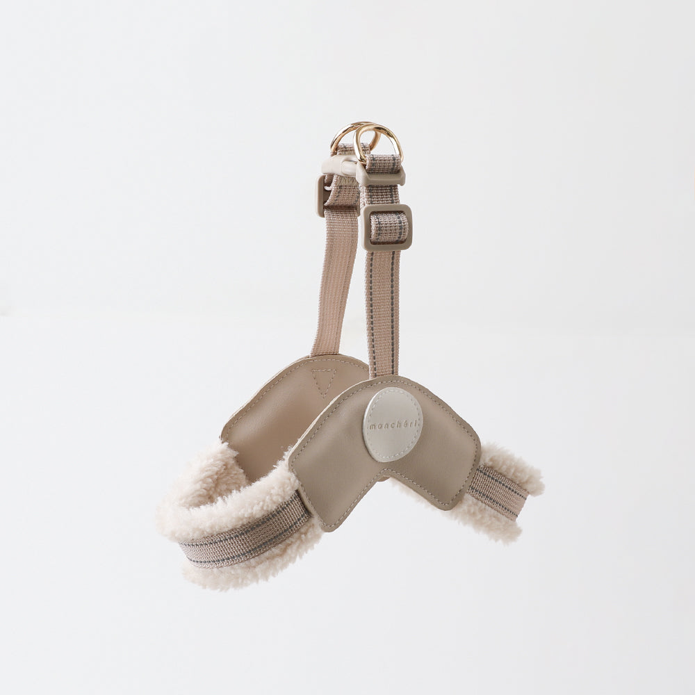 ボアコンビハーネス＋リードSET【名入れ刺繍対応】 – moncheri