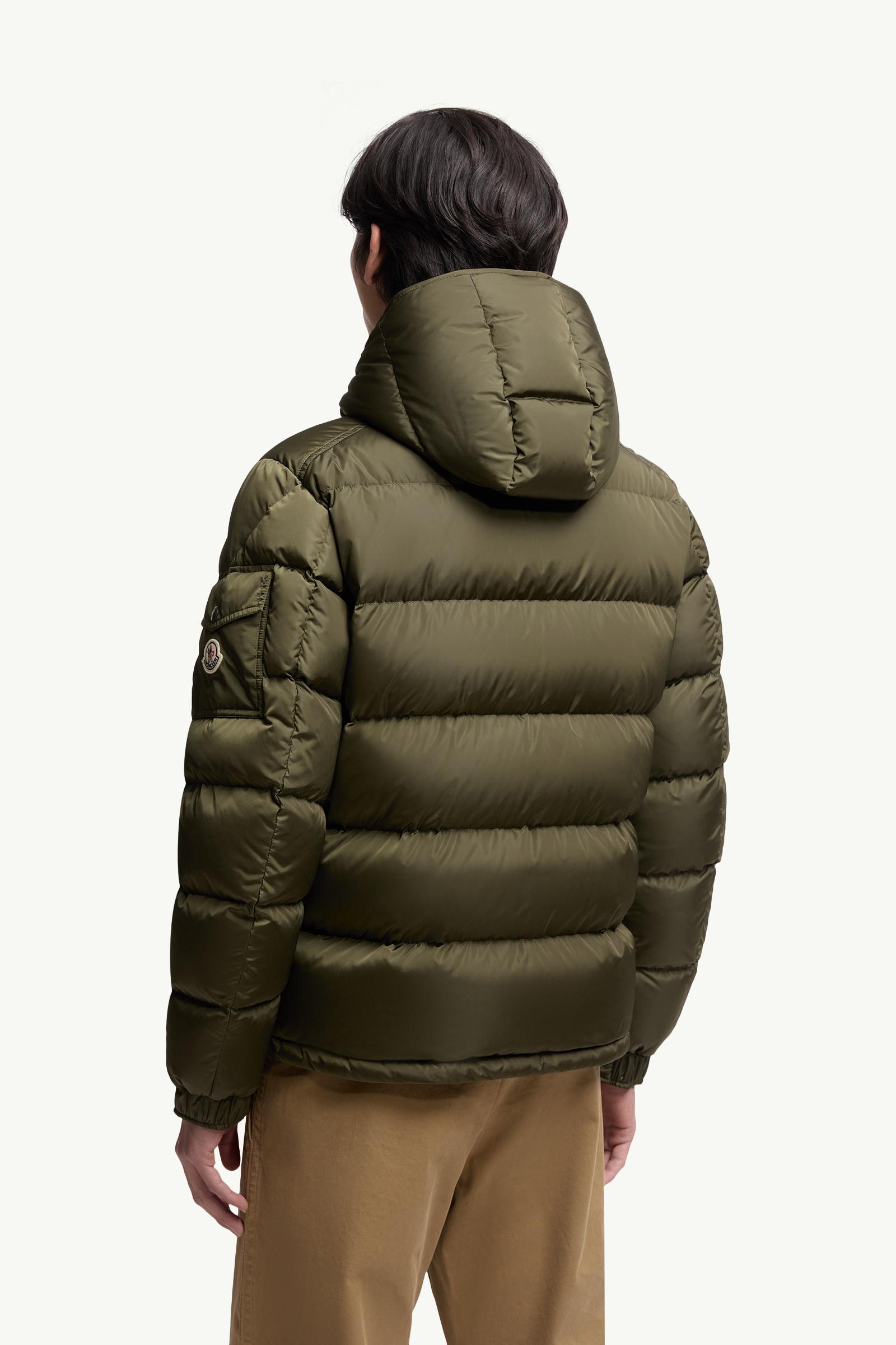 オリーブグリーン Moncler Mayaショートダウンジャケット : ショート