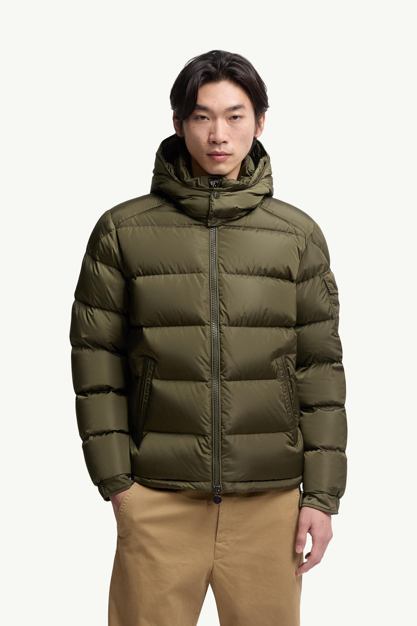 Olive Green Moncler Maya Matte Short Down Jacket - Short Down