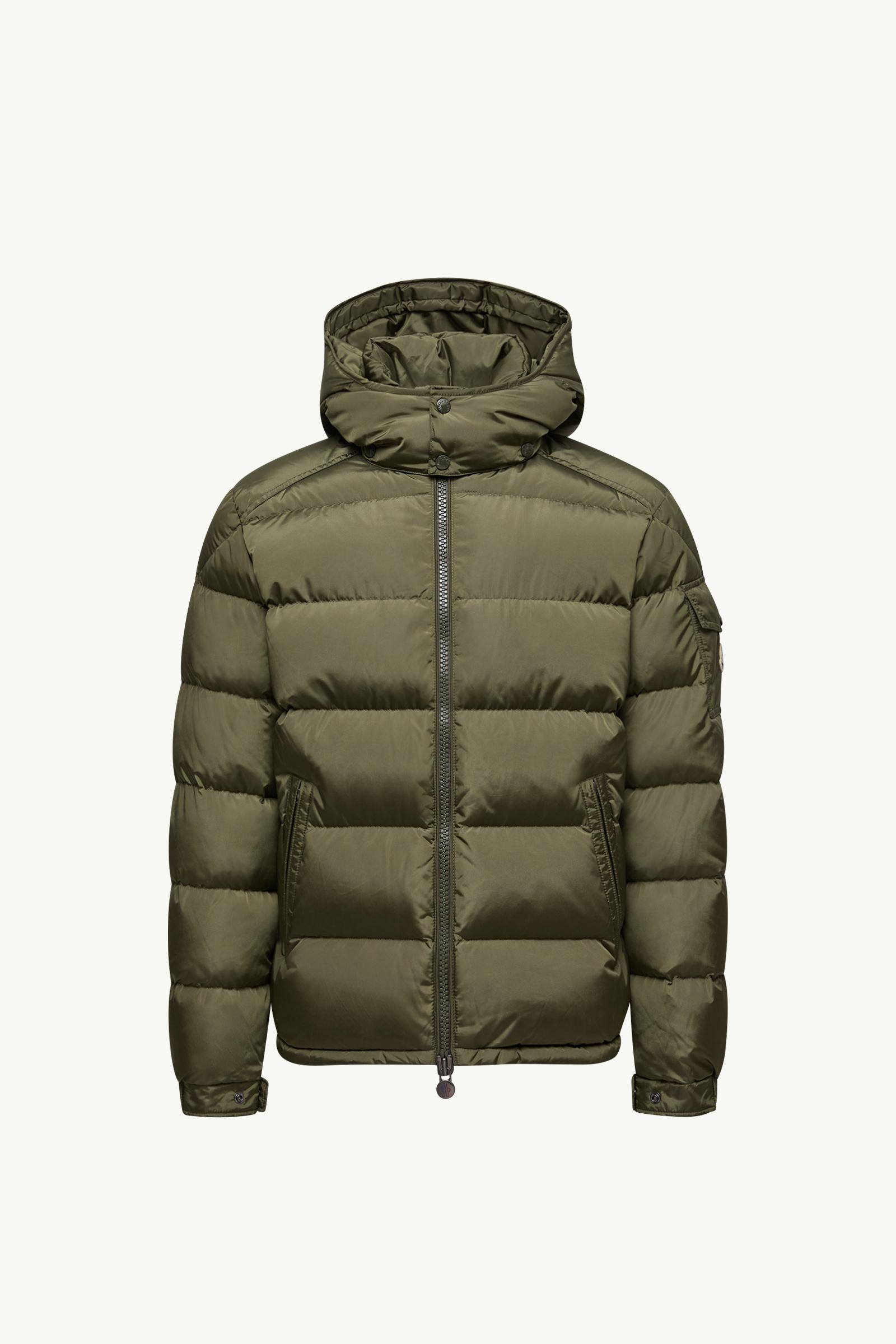 Olive Green Moncler Maya Matte Short Down Jacket - Short Down